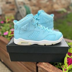 Baby Blue Retro Jordan 6’s