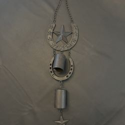 Metal Lucky Horseshoes Wind Chime Bell