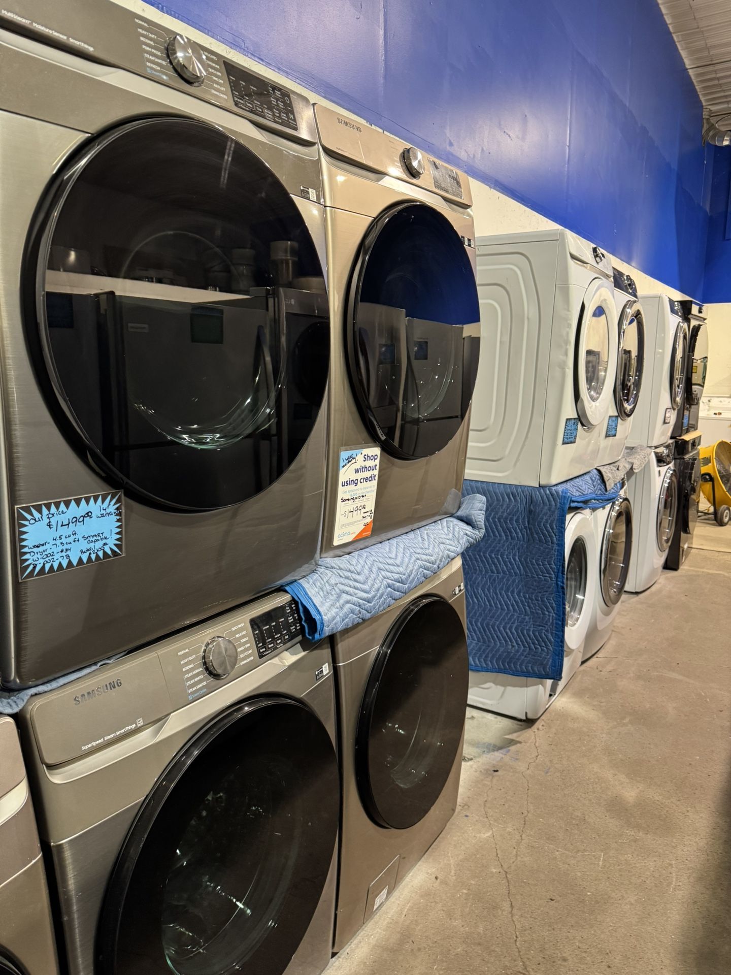 Brand New Washer & Dryer Sets with 1 Year Warranty