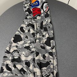 A Bathing Ape Full Zip Hoodie (BAPE) Men’s Small