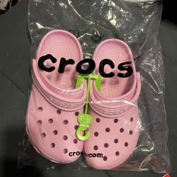 Pink Crocs