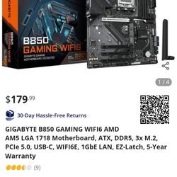 B850 Mobo Lightly Used