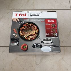 T-fal Ingenio Expertise Stainless Steel Cookware Set 13 13-piece, Silver 