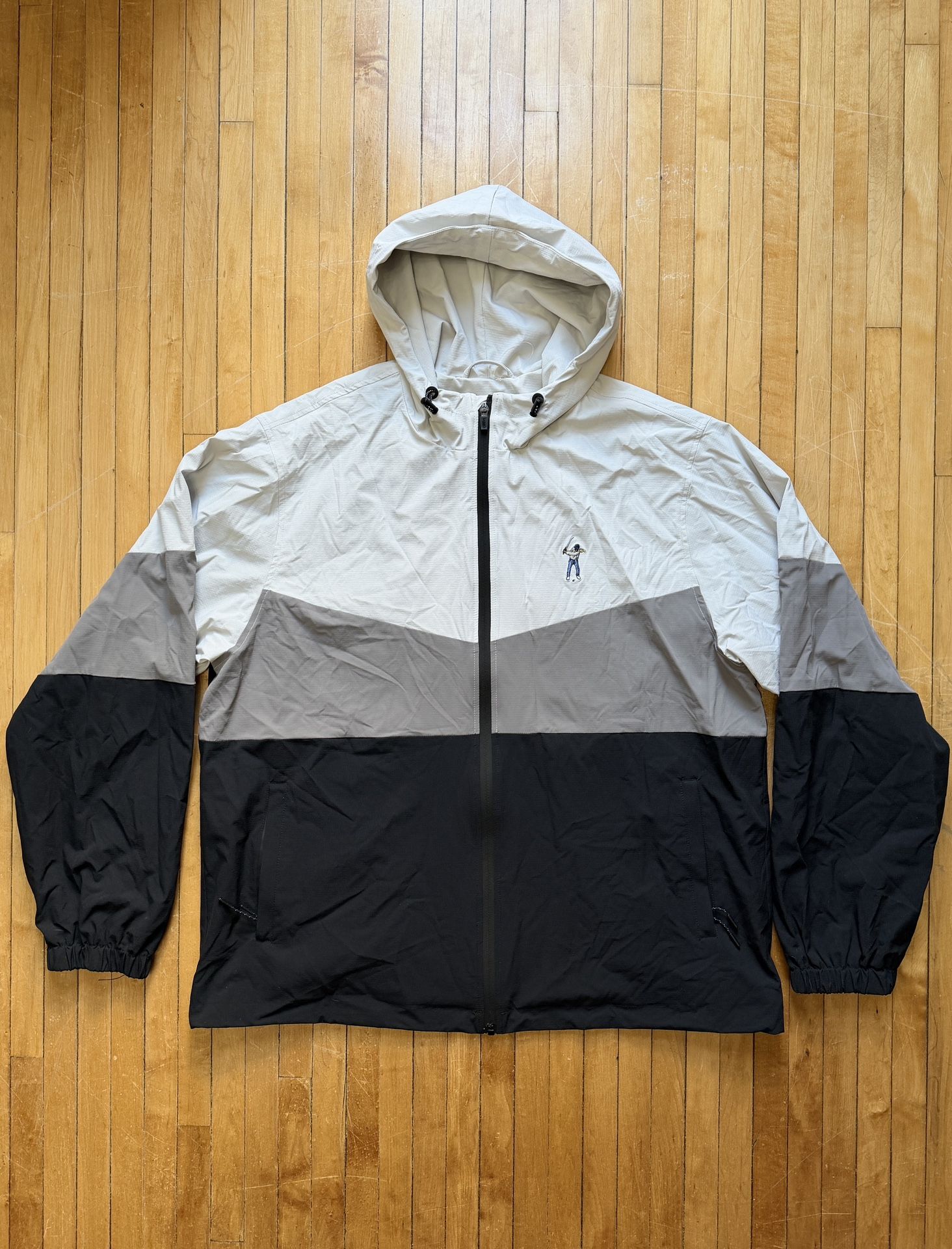 NWOT Eastside Golf Wind Cheater Multicolor Windbreaker Jacket Men’s Sz. XXL