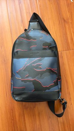COACH Men Camo Sling Bag