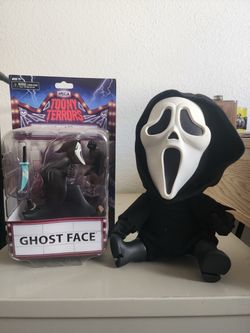 Ghost Face Scream Collector Bundle – NECA Toony Terrors + Large Plush Doll