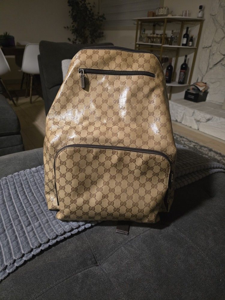 Gucci Crystal Monogram Backpack 