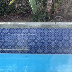Swimming Pool Tile Cleaning 