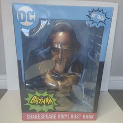 Batman Shakespeare Vinyl Bust Bank