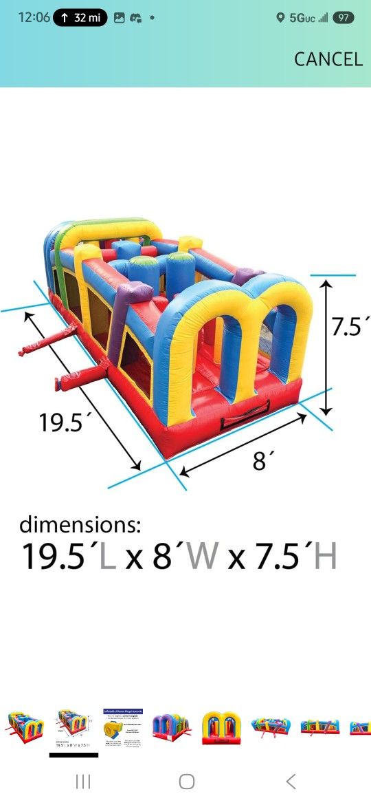Obstacle Course Bounce House