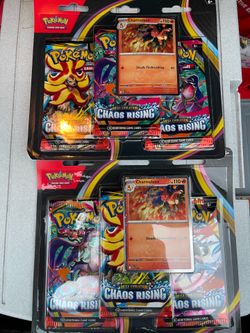 Pokémon Chaos Rising 3 Pack Blister 2026 New Release