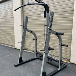 Squat Rack With Lat Pull Down 