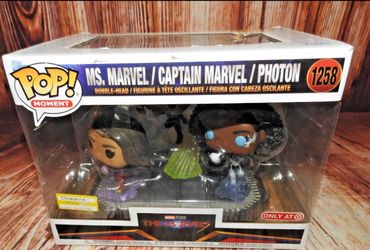 Funko Pop 1258 Marvels MS. MARVEL CAPTAIN MARVEL PHOTON Target Exclusive