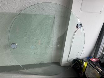 Round Tempered Glass Table Top – Clear Heavy Duty