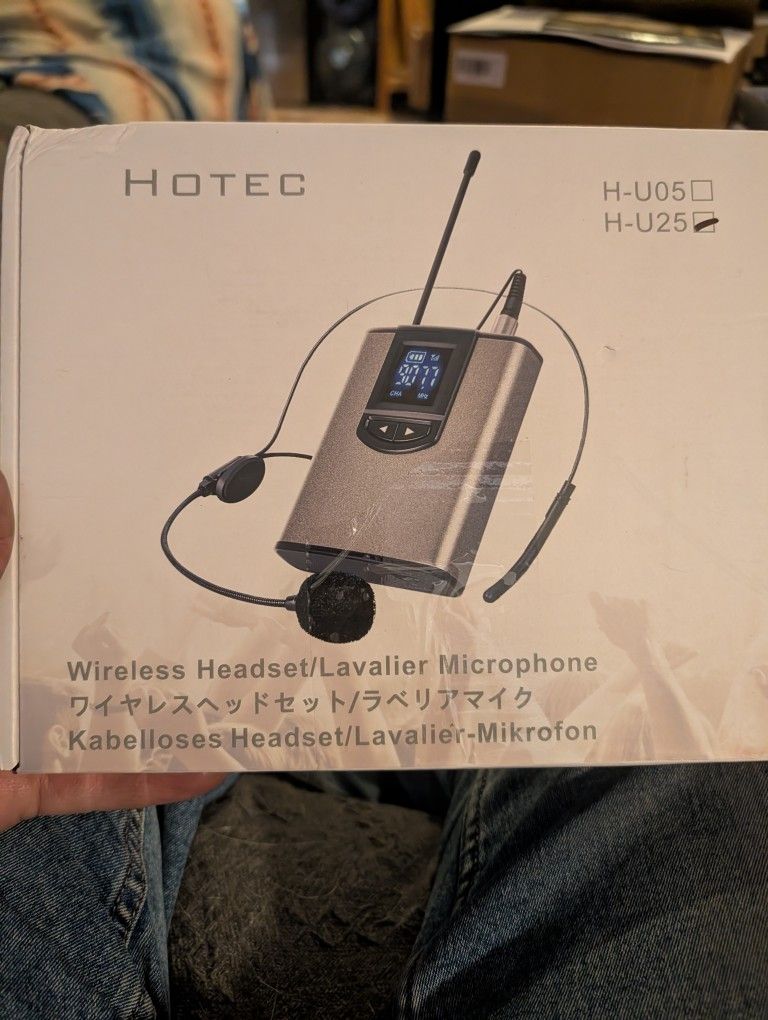 Wireless Headset Microphone For Performances