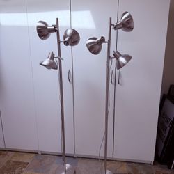 Standing floor lamps Silver/brass 