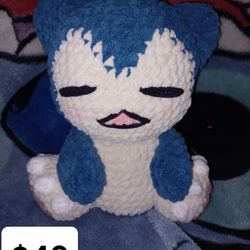 Baby Snorlax Crochet Plushie 
