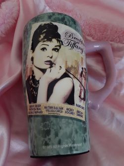 Large tall breakfast at Tiffany collectible mug cups bowls  glasses kitchenware