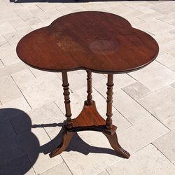 Three Leg Solid Wood Table