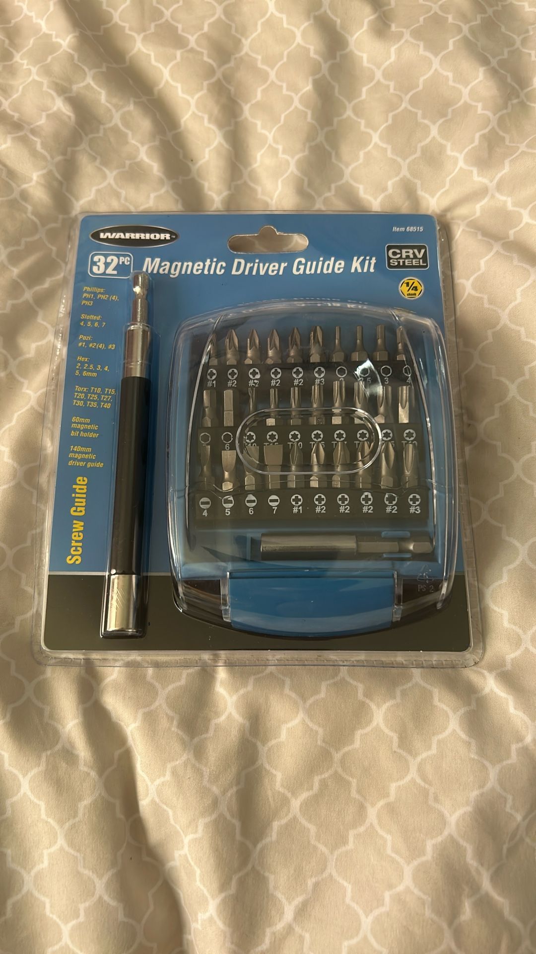 WARRIOR 32-Piece Magnetic Driver Guide Kit