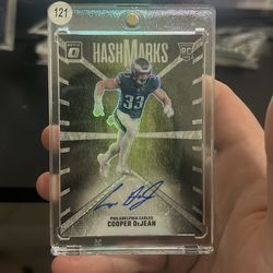 2024 Panini Donruss Optic Hashmarks Cooper Dejean Auto