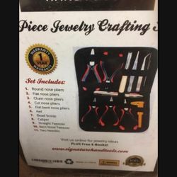 11 piece jewelry crafting tool kit new
