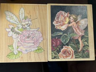 2pc Fairy stamps