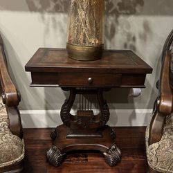 Home Decor Accent End Table Wood