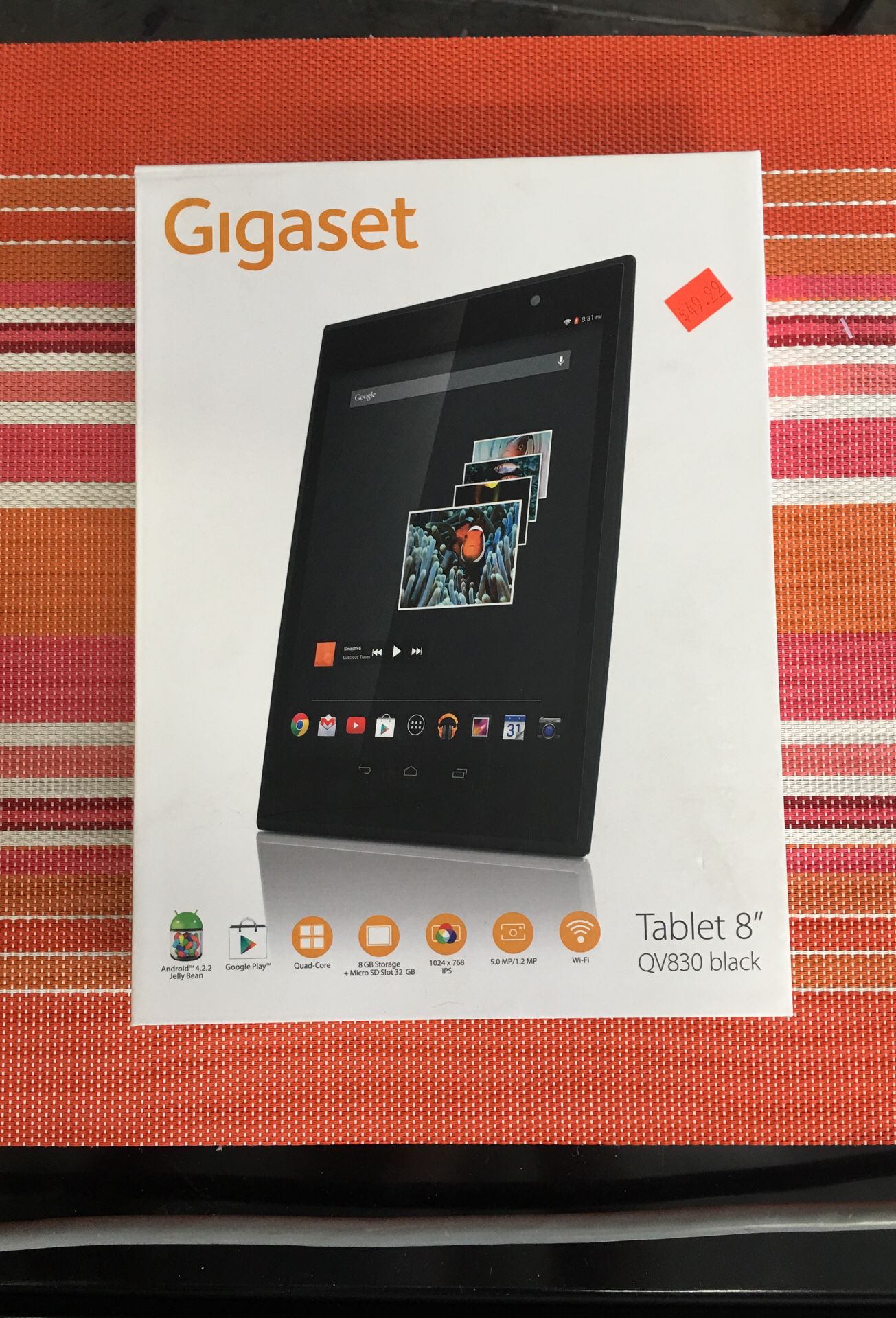 Gigaset Tablet 8” QV830 Black