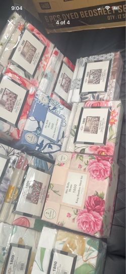 Mrs Bella Home 1800 Bamboo Sheet Sets Lot