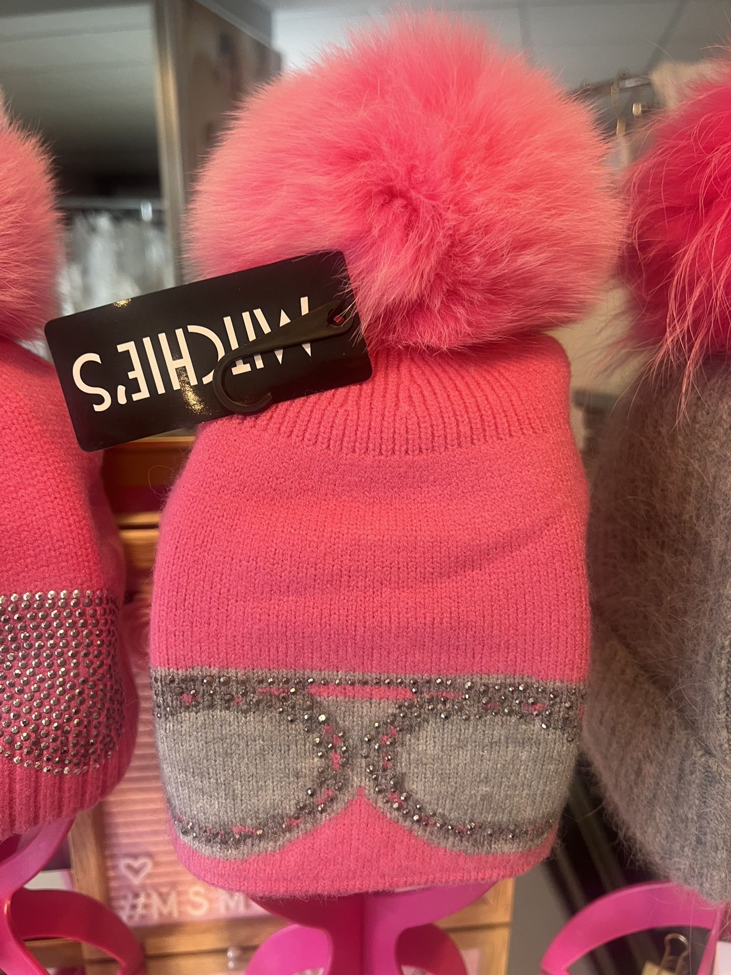 Mitchie’s Matchings Pom Pom Hat