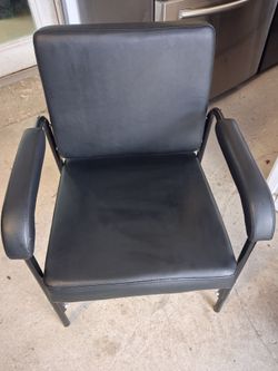 Shampoo Chair Black Salon Recliner Barber Chair Hair Stylist Beauty