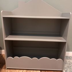Grey bookcase 