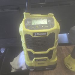 Ryobi Bt Radio And Battery