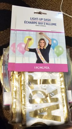 Party Time Sash