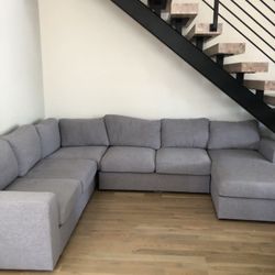 Cheryle gray 5-piece sectional/sofa