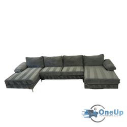 Gray 2-Chaise Wayfair Sectional Sofa Couch **Free Delivery**