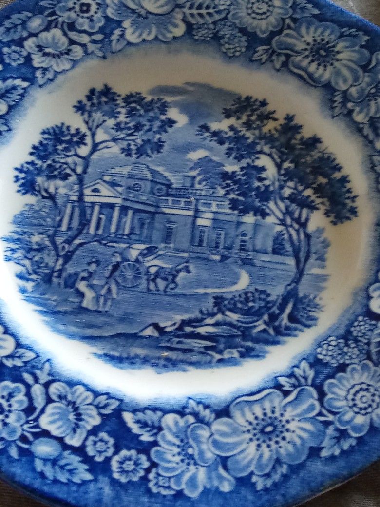 Liberty Blue Plates