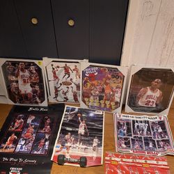 Vintage Chicago Bulls Michael Jordan Posters
