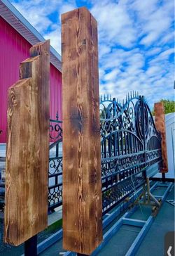 20ft Double Swing Driveway Gate-Heavy Duty Steel