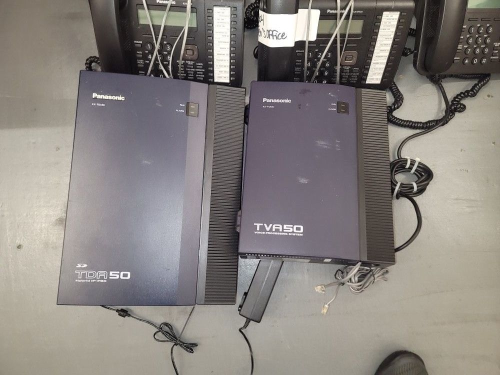 Panasonic Phone System Switch with Voicemail Unit