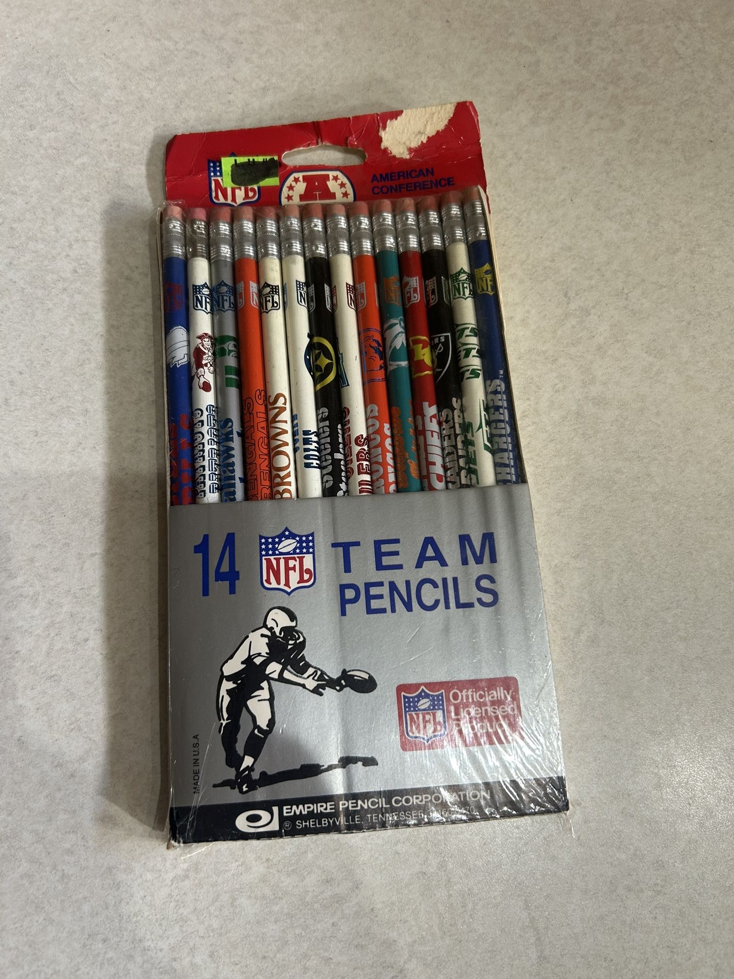 Vintage Football pencils