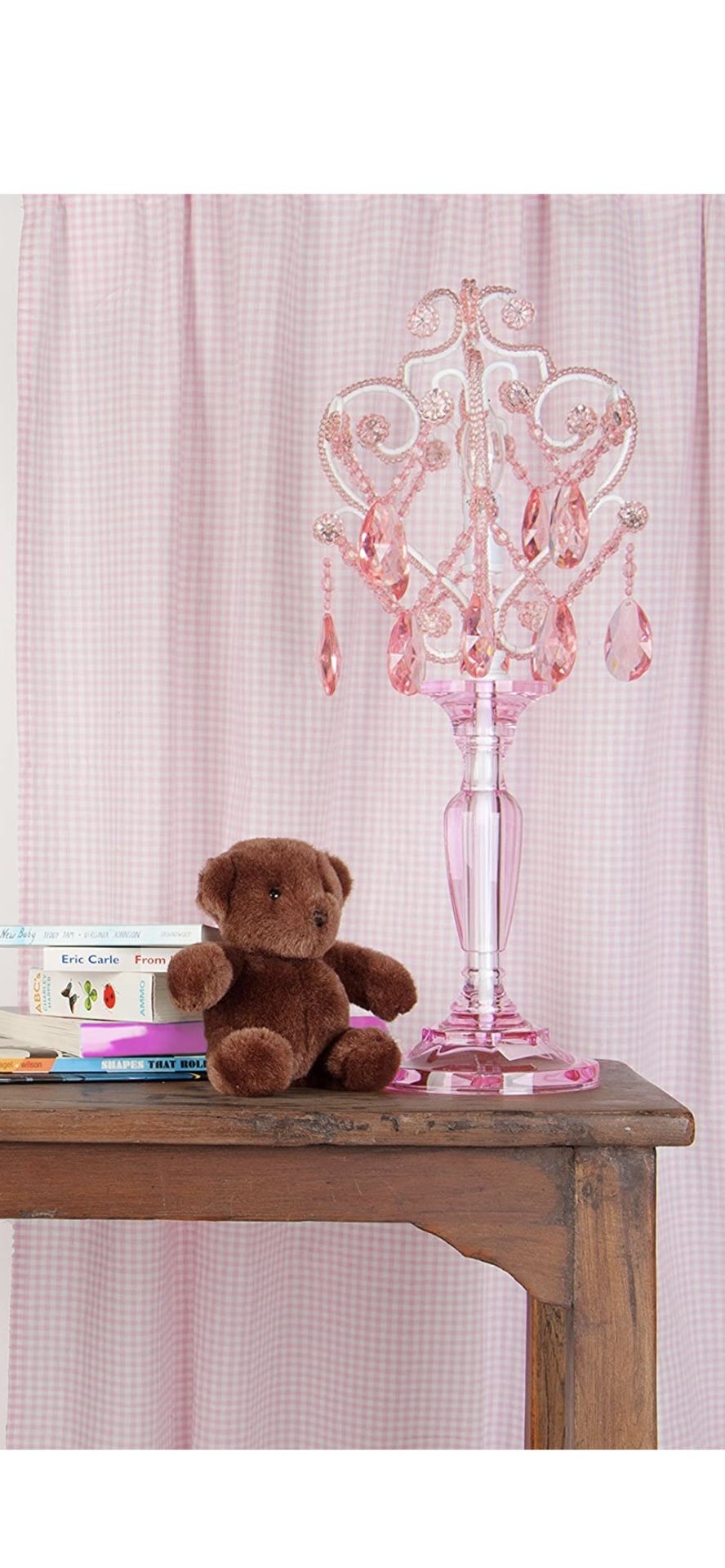 Brand New Pink Sapphire Chandelier Lamps