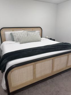 King bed frame and dresser