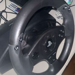 Psn Thrustmaster Racing wheel And Peddles