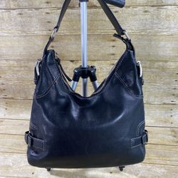 Michael Kors Black Leather Shoulder Bag