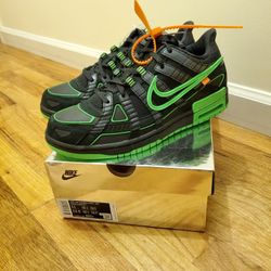 Men's Nike Off White Green Rubber Dunk Size 11 2020