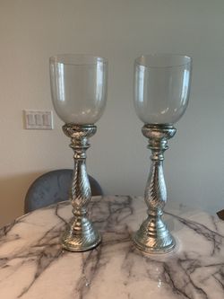 Large candle holders