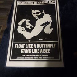 1960's Muhammad Ali Poster. No It's Not A Reprint