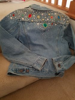 Jean Jacket, One Of A Kind  (OOAK) Embellished Beauty